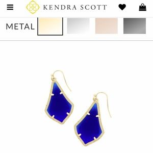 Kendra Scott “Alex” Earrings in cobalt